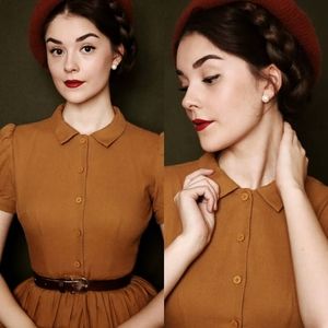 Queens Gambit Dress, Vintage Fit & Flare